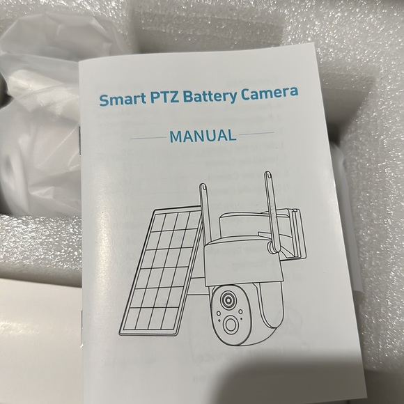 New, never used Outdoor smart PTZ solar battery camera - Picture 4 of 5